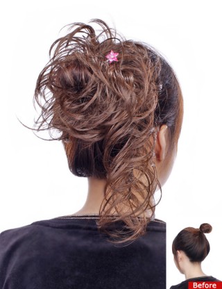 Wigs2you 接髪片 日本正品 長 非主流日韓系百變髪繩 時尚 甜美可愛型WS-5021-CGAM